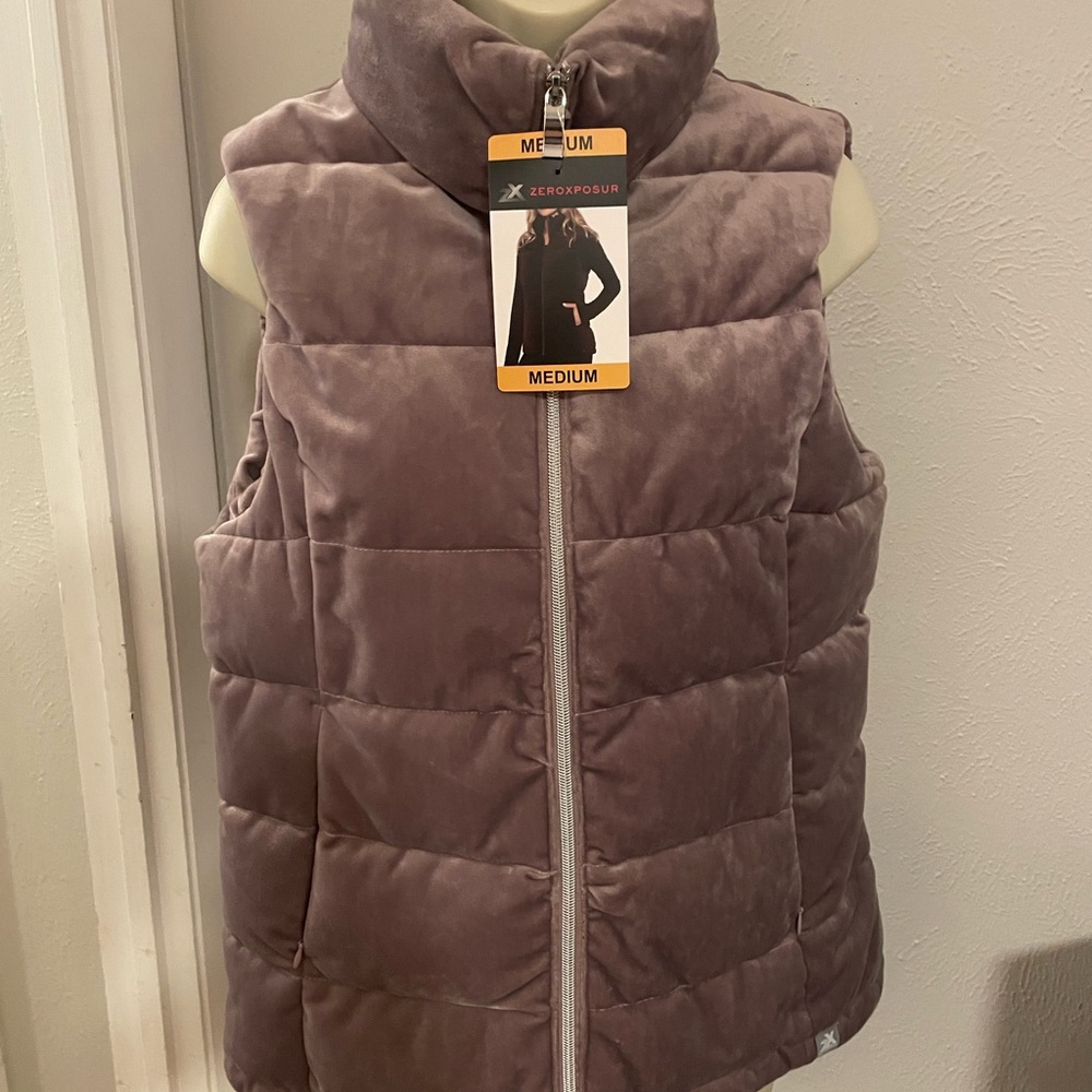 ZeroXposur Mauve Quilted Vest